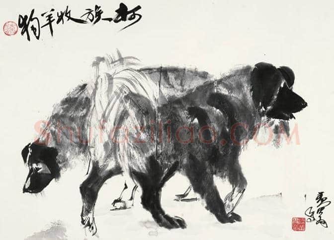 黄胄笔下的小动物,栩栩如生 | 书画常识