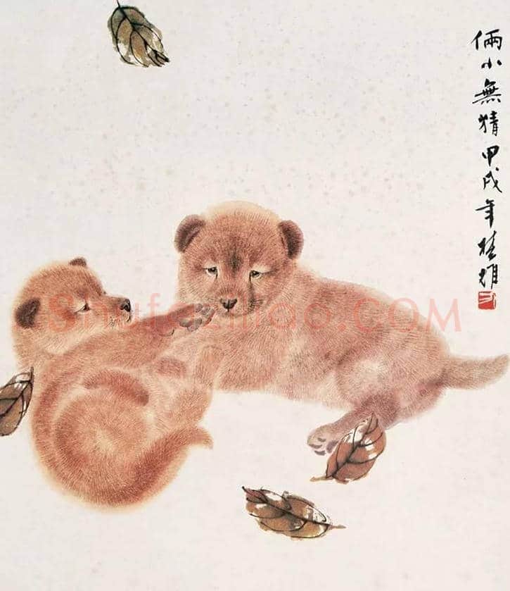 方楚雄工笔动物欣赏,很有乡土气息 | 书画资料