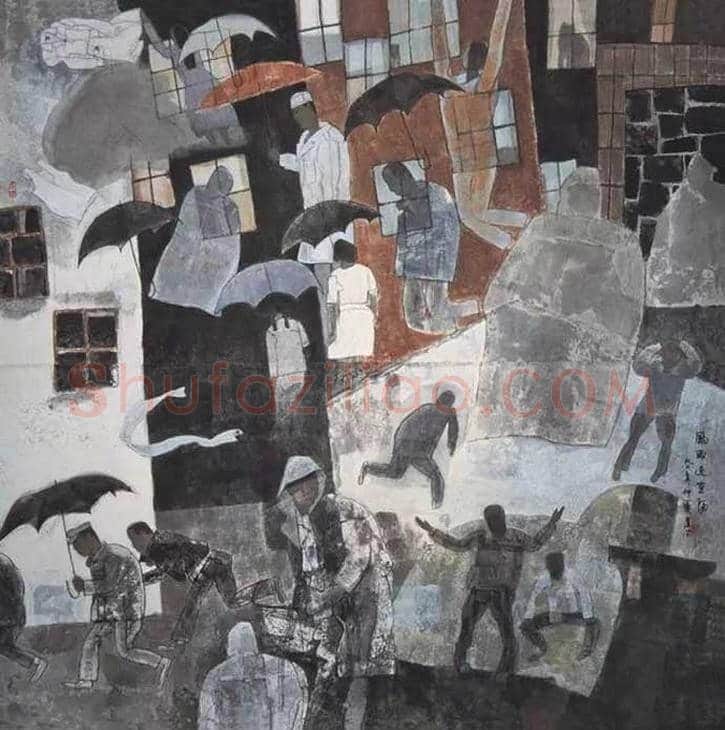 卢沉水墨人物画作品欣赏 | 书画资料