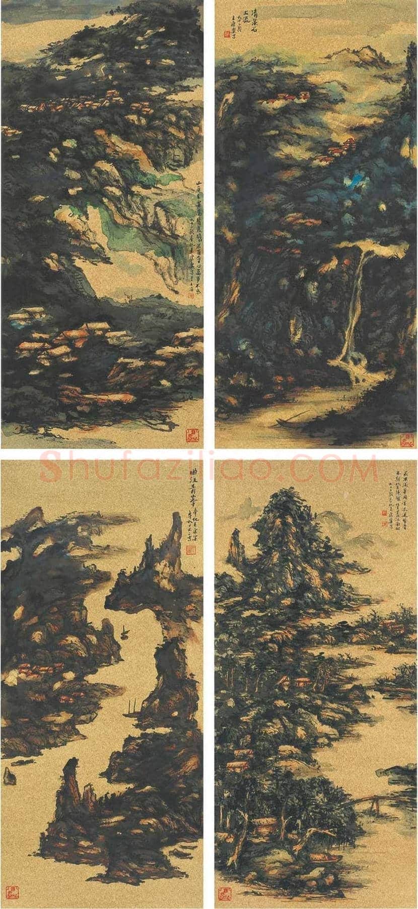 王康乐山水画作品欣赏 | 书画常识