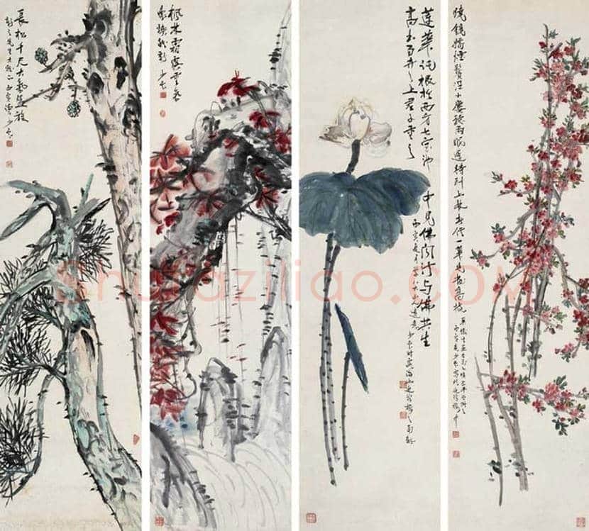 谭少云花鸟作品欣赏 | 书画学堂
