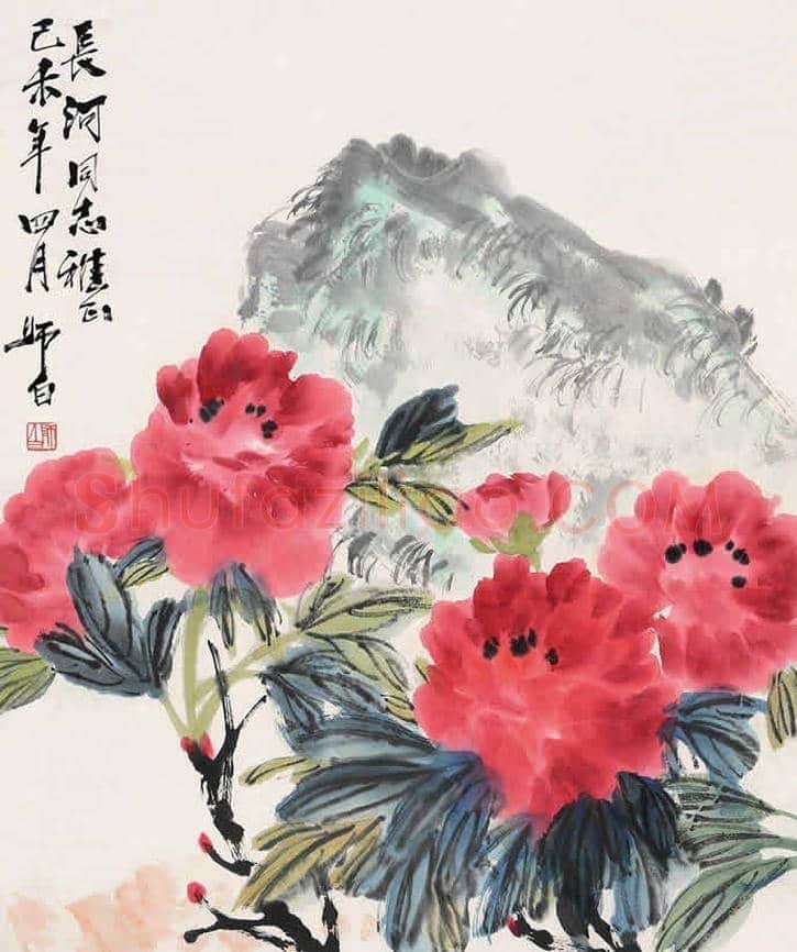 娄师白牡丹作品欣赏 | 书画学堂