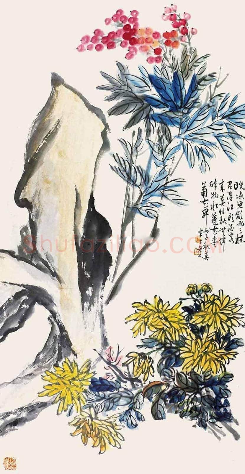 陈半丁花鸟作品欣赏 | 书画文摘