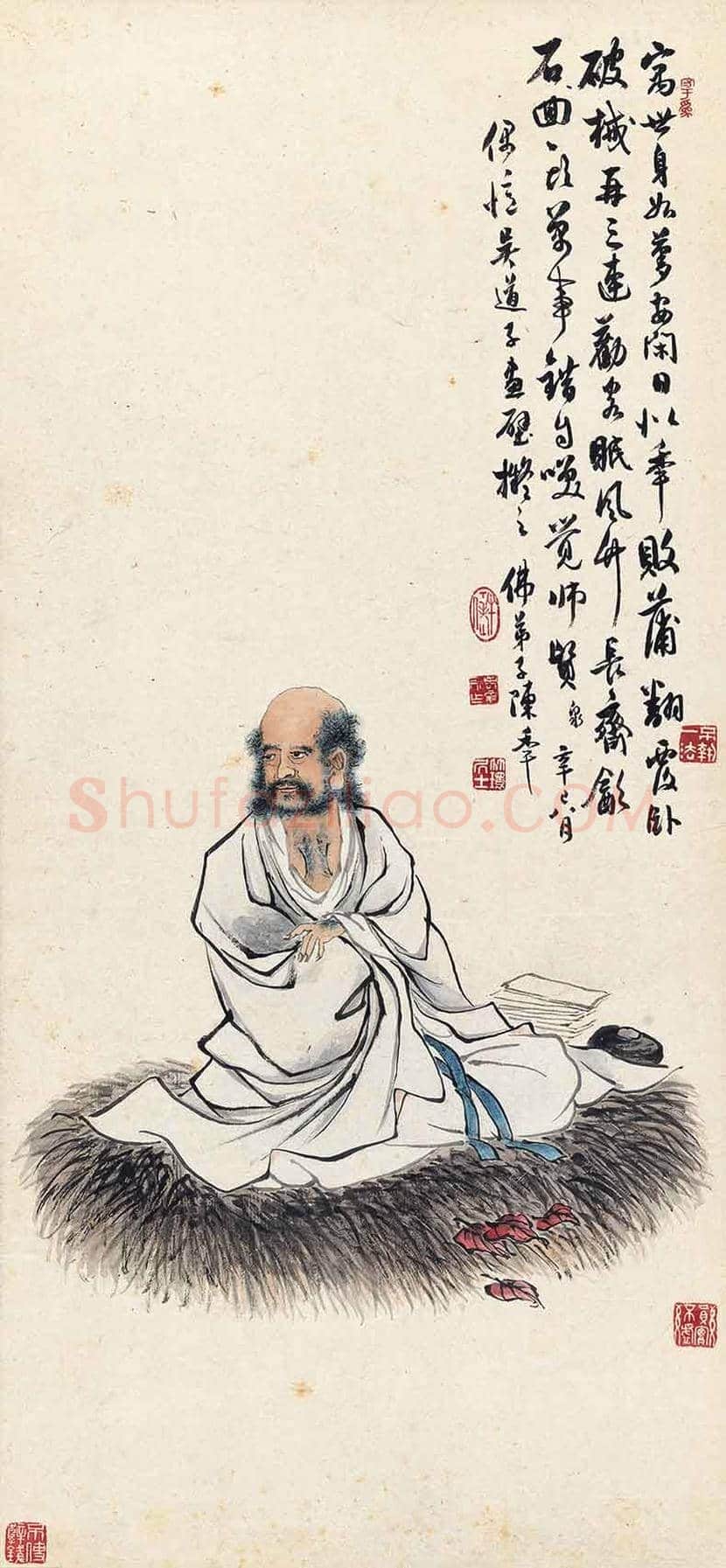 陈半丁人物画作品欣赏 | 书画百科