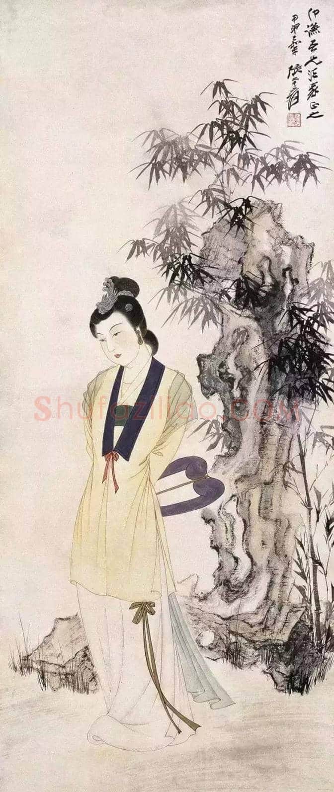 张大千笔下的高颜值美女 | 书画资料