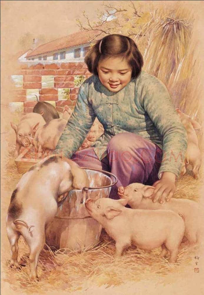 新中国年画上的工农兵形象 | 书画常识