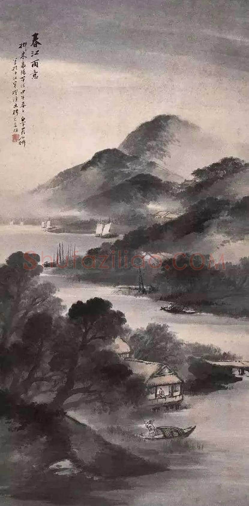 吴石仙山水画欣赏 | 书画科普