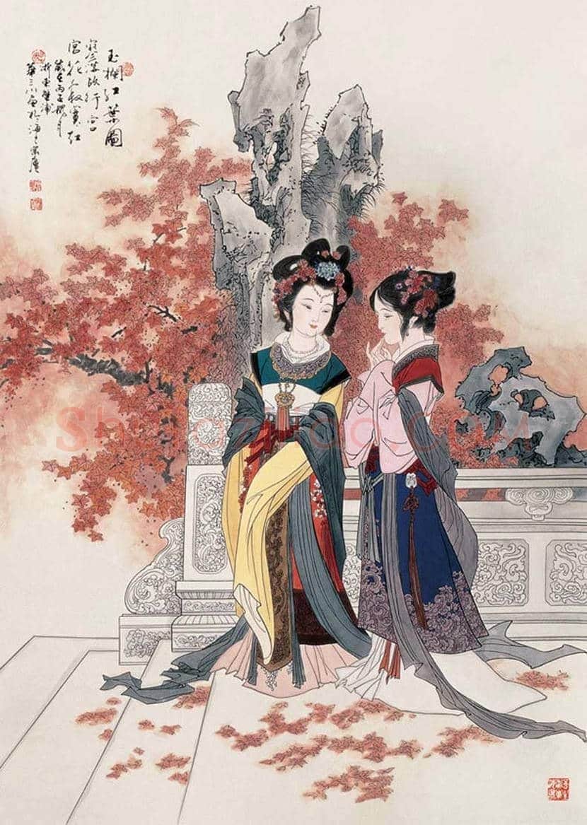 华三川工笔仕女作品欣赏 | 书画科普