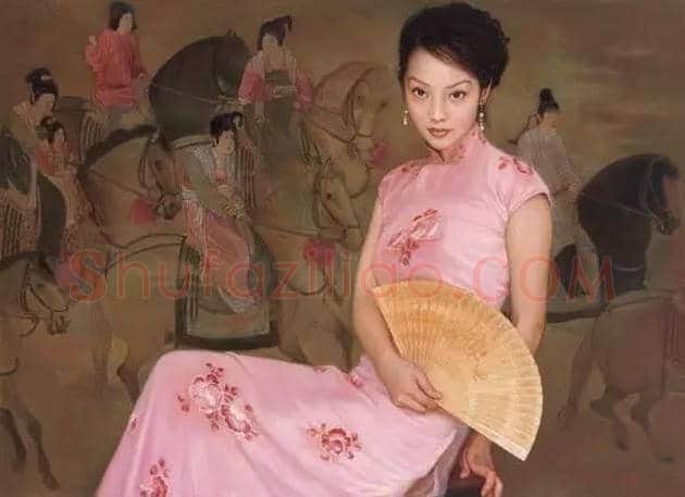 陈逸鸣笔下的女人,也极具东方神韵! | 书画资料