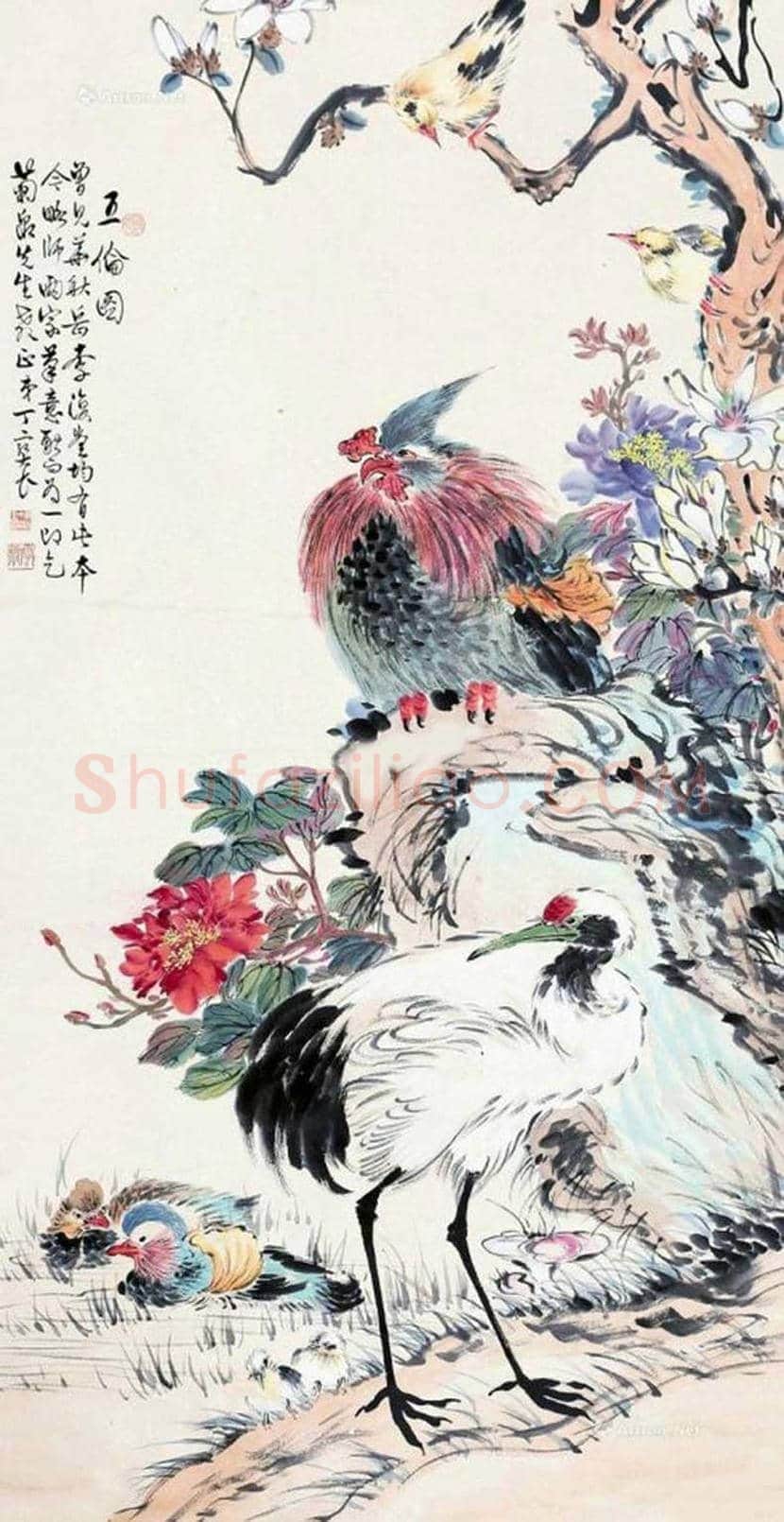 丁宝书花鸟画作品欣赏 | 书画科普