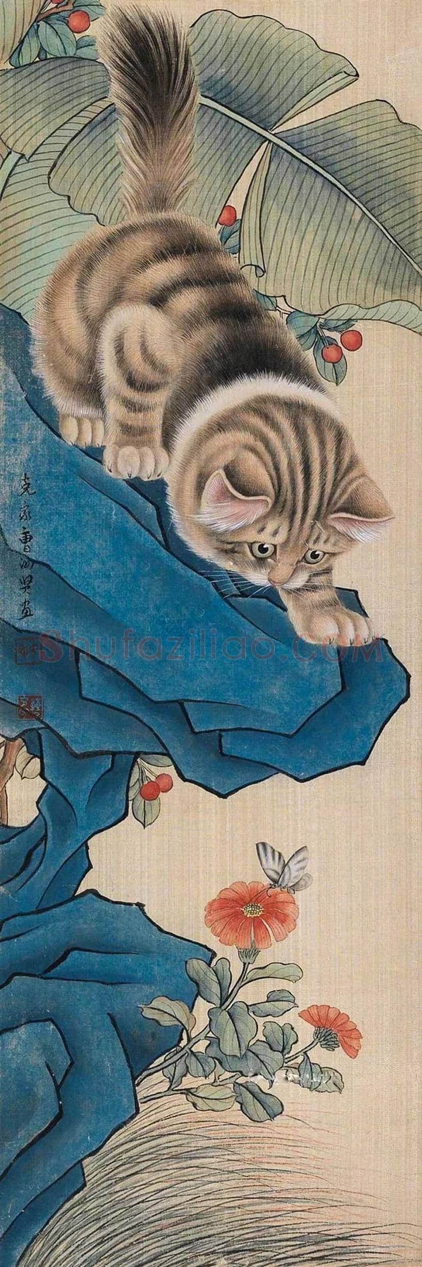 名家画猫作品欣赏 | 书画文摘