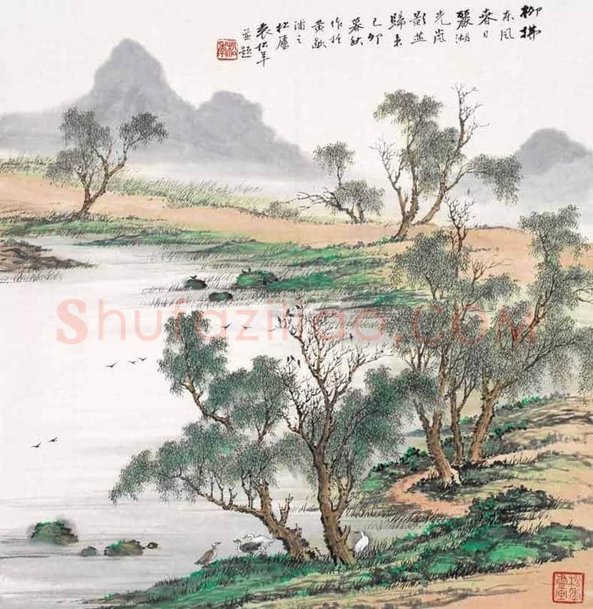 袁松年山水画作品欣赏 | 书画讲解