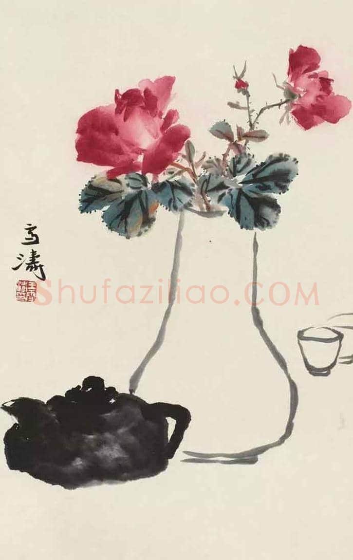 史上最全《岁朝清供图》:潘天寿、张大千、梅兰芳等 | 书画学堂