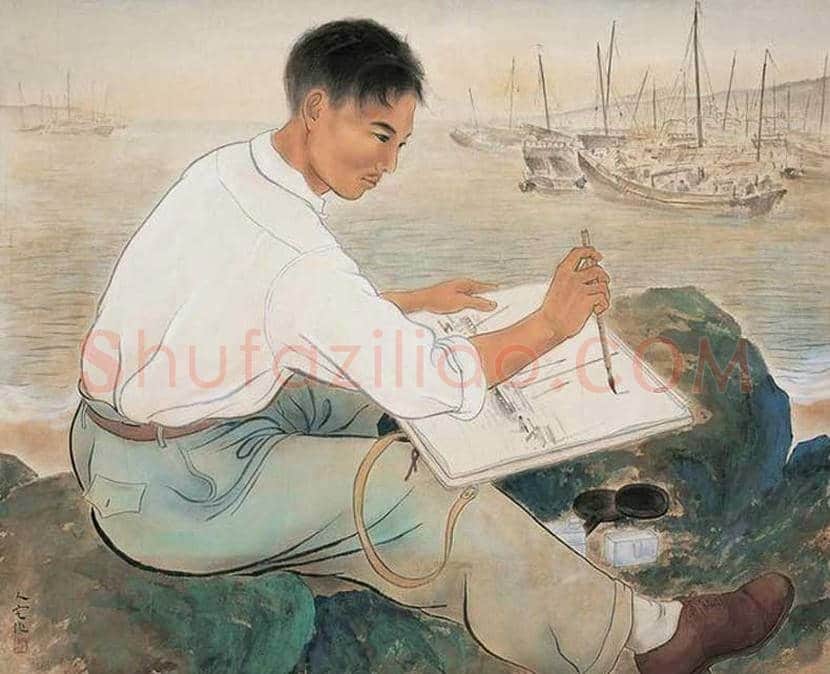 方人定人物画作品欣赏 | 书画科普