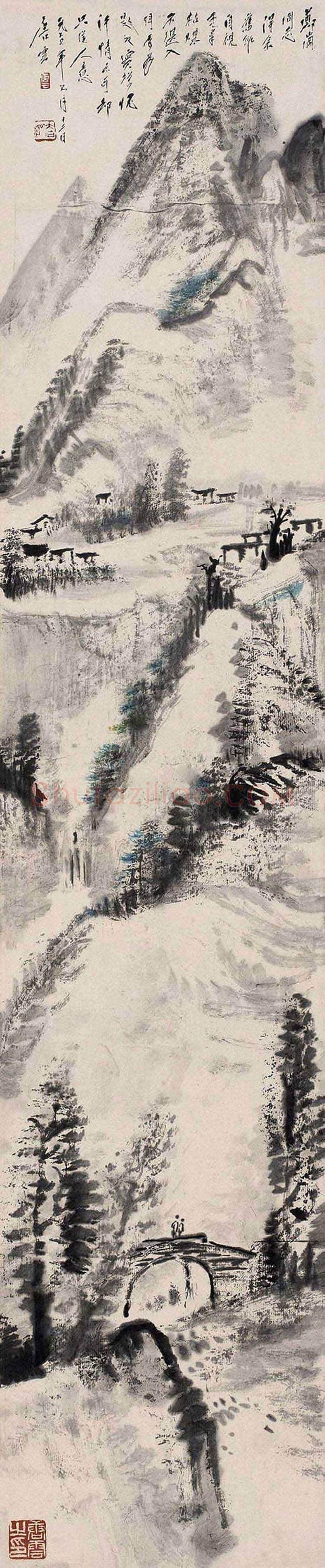 唐云山水画作品欣赏 | 书画讲解