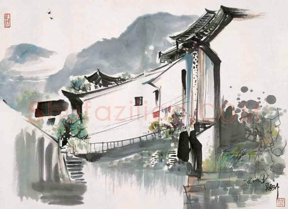吴冠中，画不尽的江南人家 ! | 书画文摘
