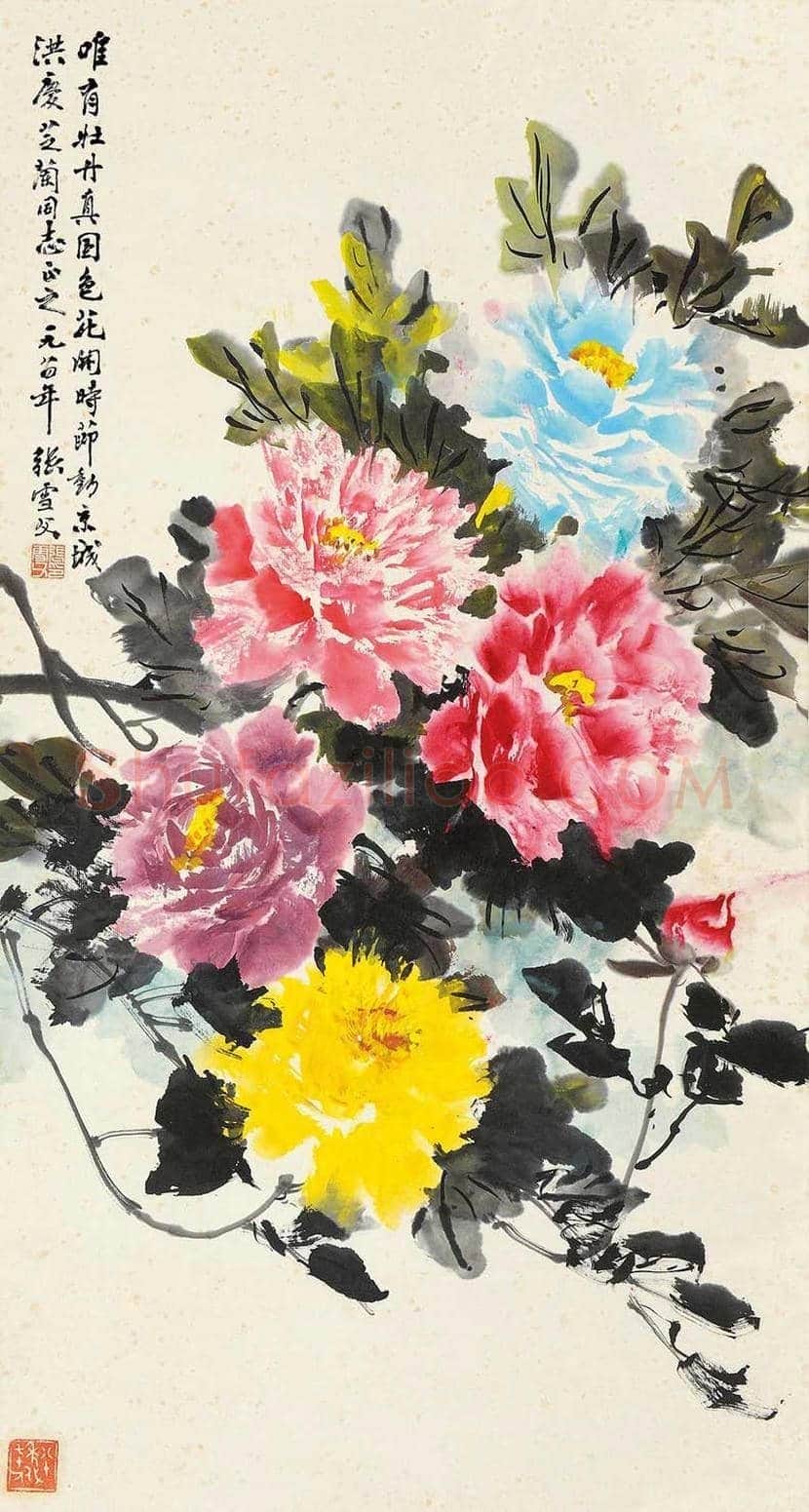 张雪父国画作品欣赏 | 书画资料