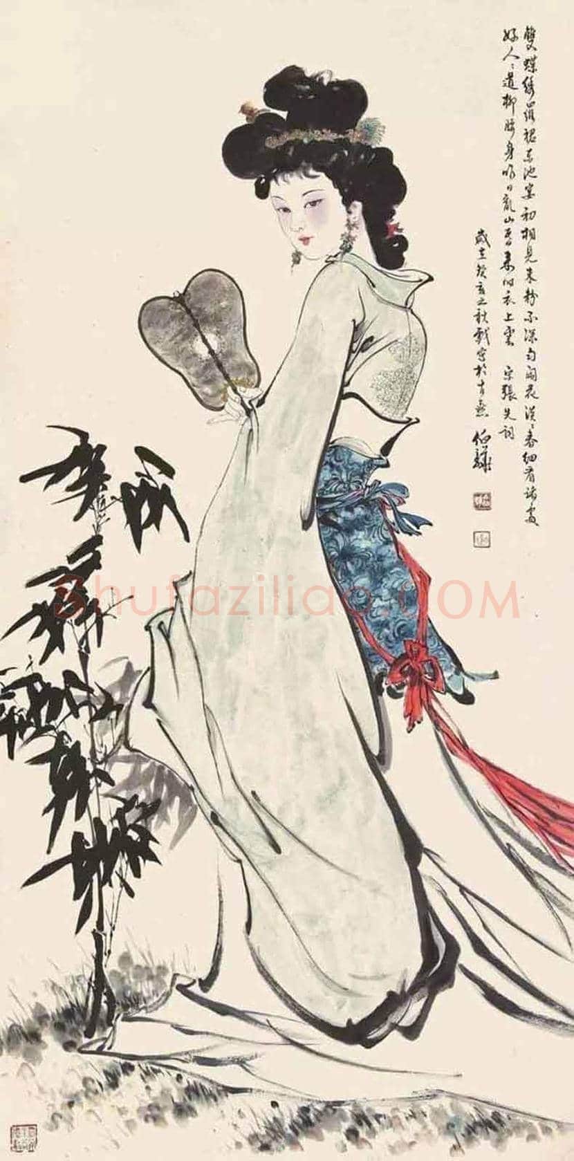 白伯骅笔下的美女 | 书画科普