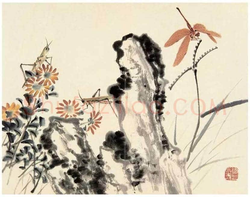 诸乐三国画作品欣赏 | 书画百科