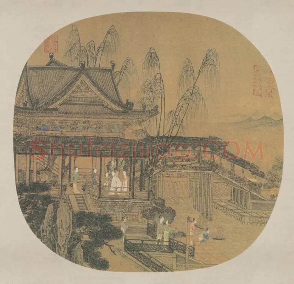 李嵩《水殿招凉图》欣赏 | 书画知识