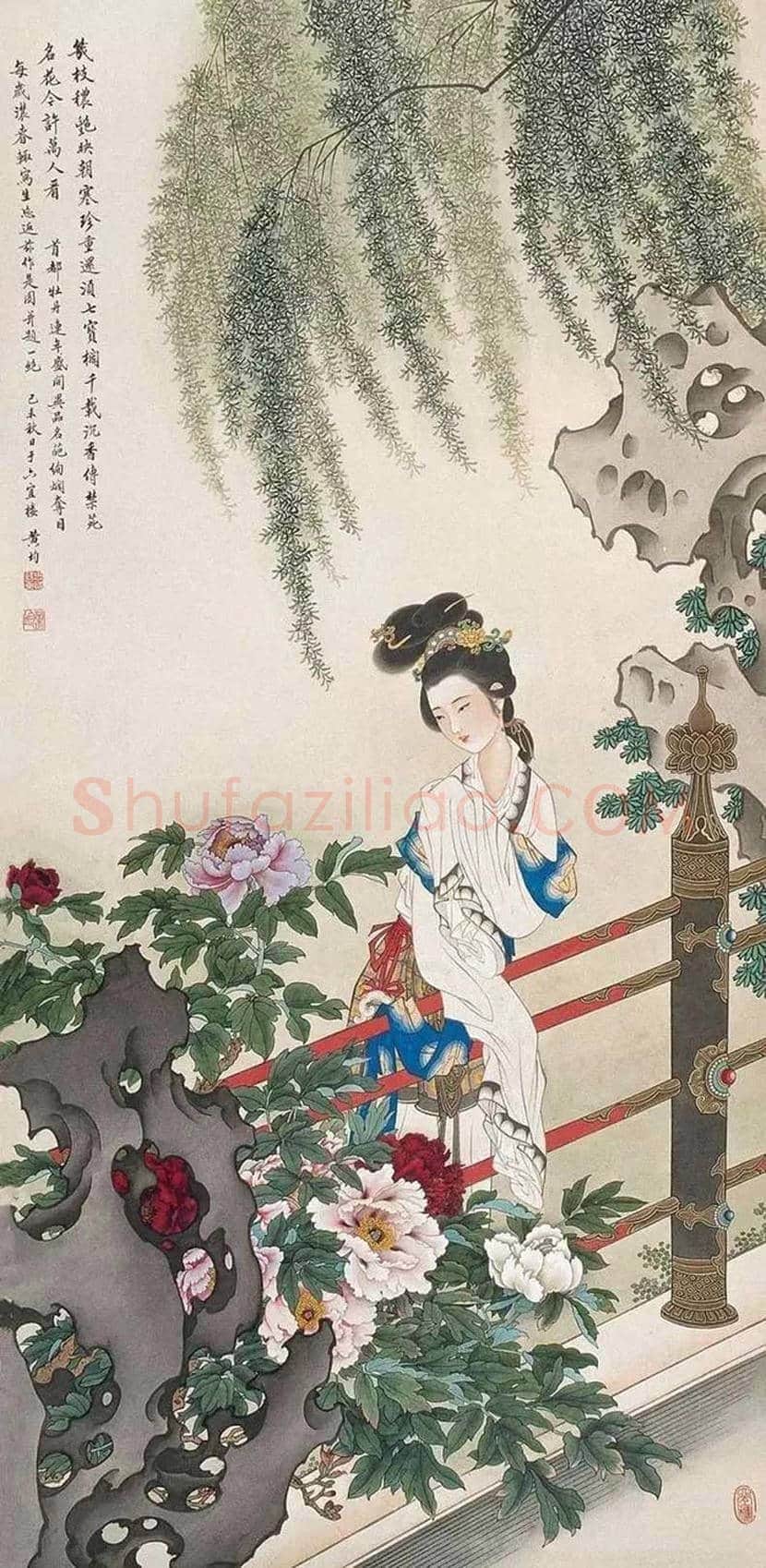 黄均工笔人物画欣赏 | 书画资料
