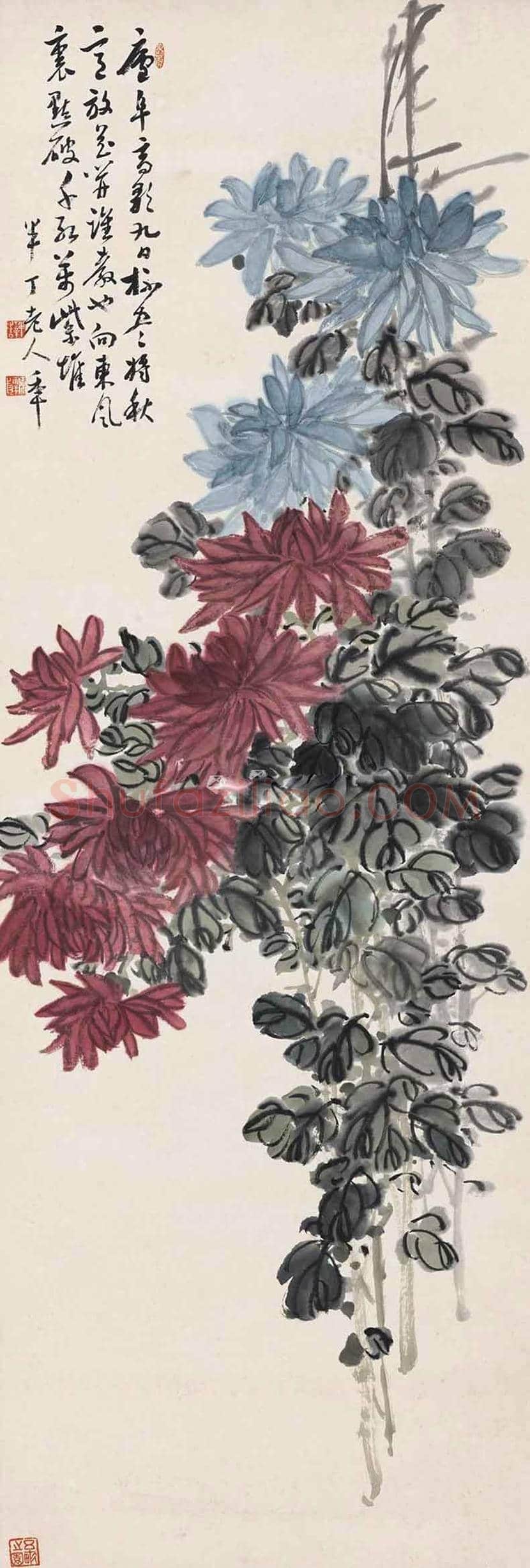 陈半丁花鸟作品欣赏 | 书画文摘