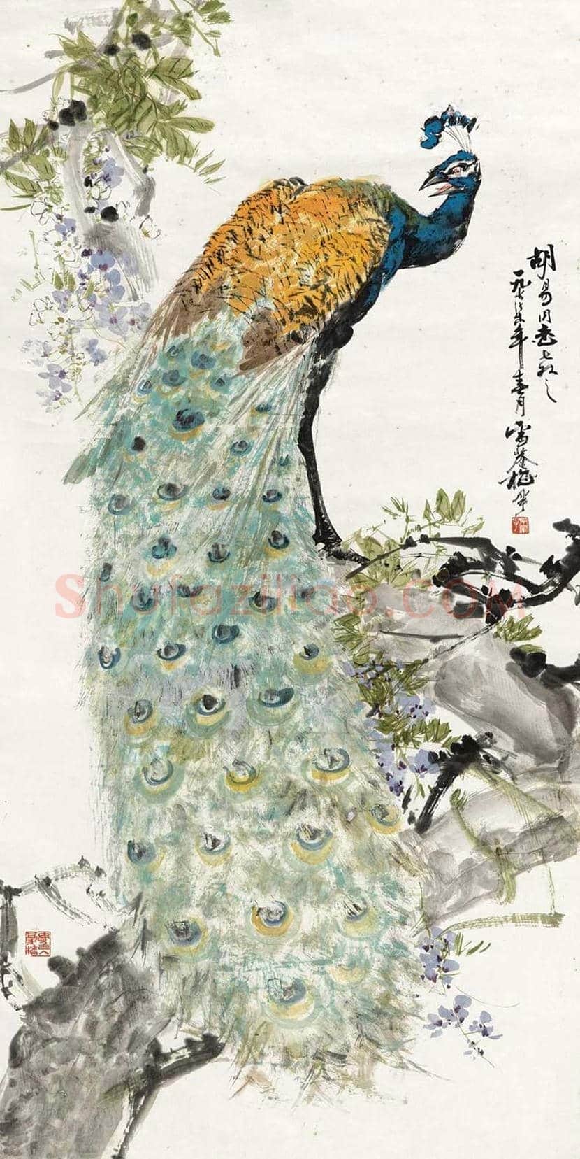 颜梅华花鸟作品欣赏 | 书画知识