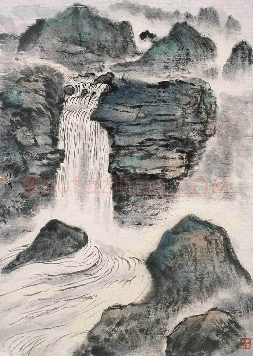 钱瘦铁山水画作品欣赏 | 书画常识