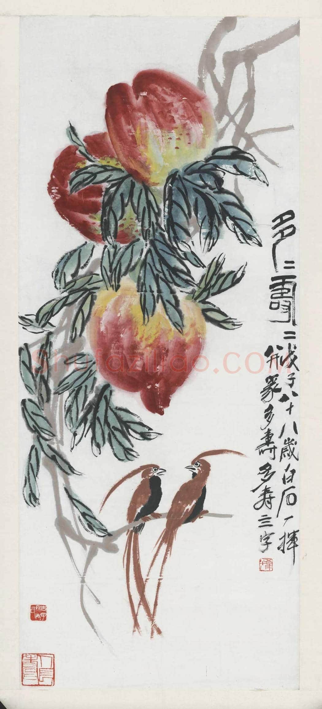 齐白石作品高清大图欣赏 | 书画百科