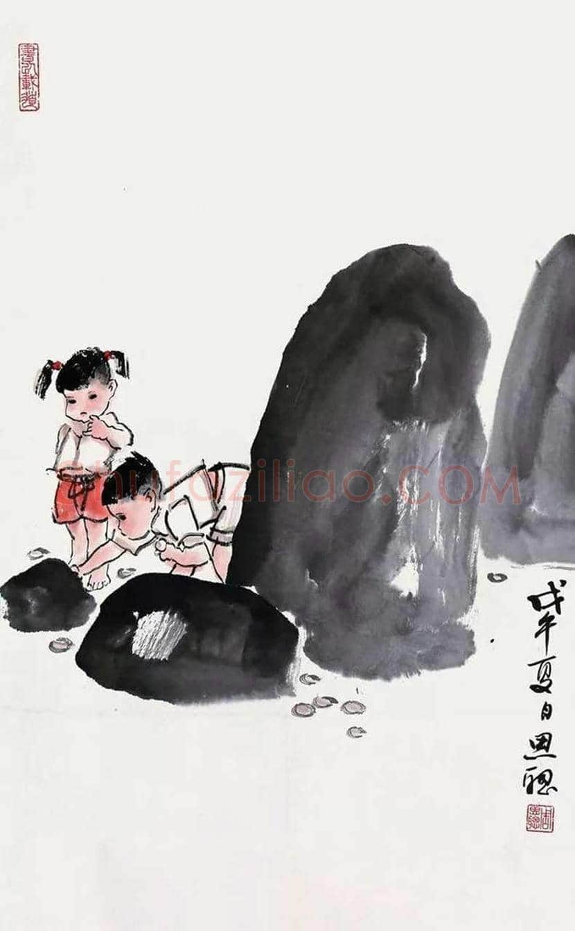 周思聪水墨儿童画欣赏 | 书画学堂