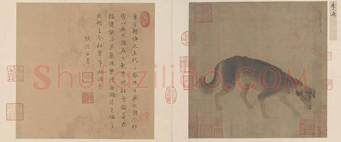 李迪《猎犬图》欣赏 | 书画文摘