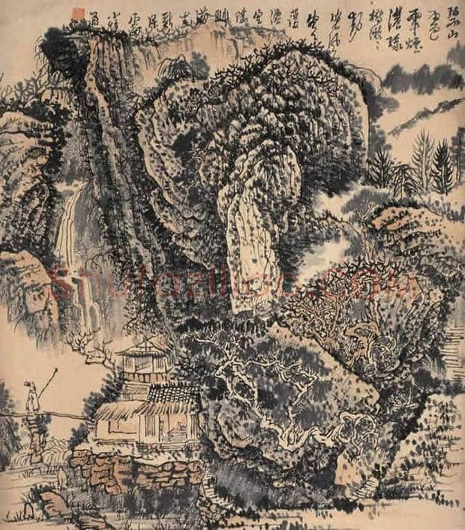 绘画奇人黄秋园作品欣赏(100幅) | 书画百科