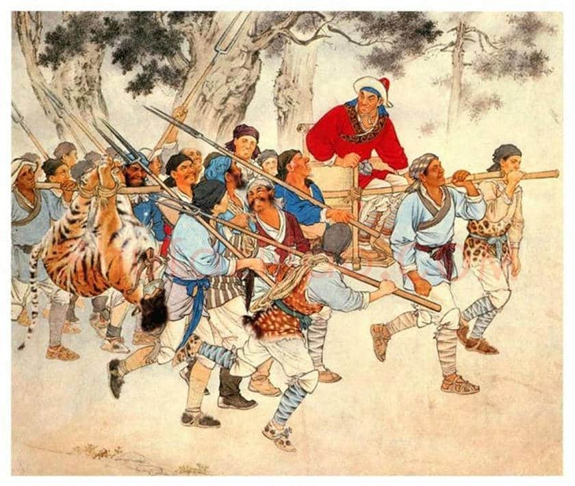 刘继卣连环画《武松打虎》欣赏 | 书画资料
