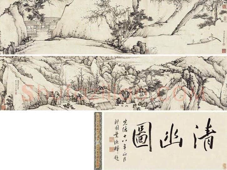 弘仁最贵作品都在这里,值得一看! | 书画资料