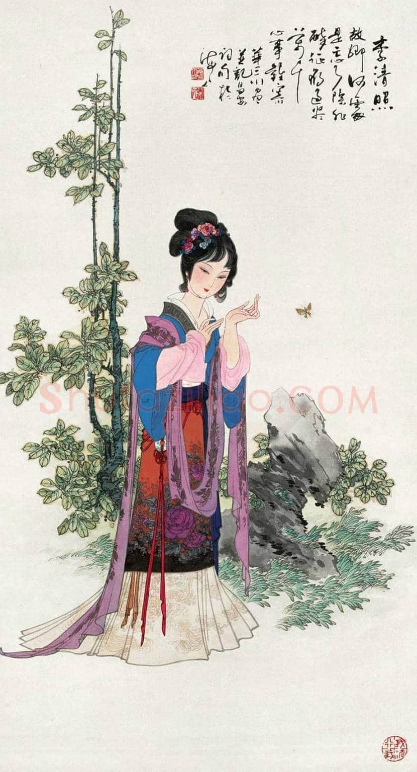 华三川工笔仕女作品欣赏 | 书画科普