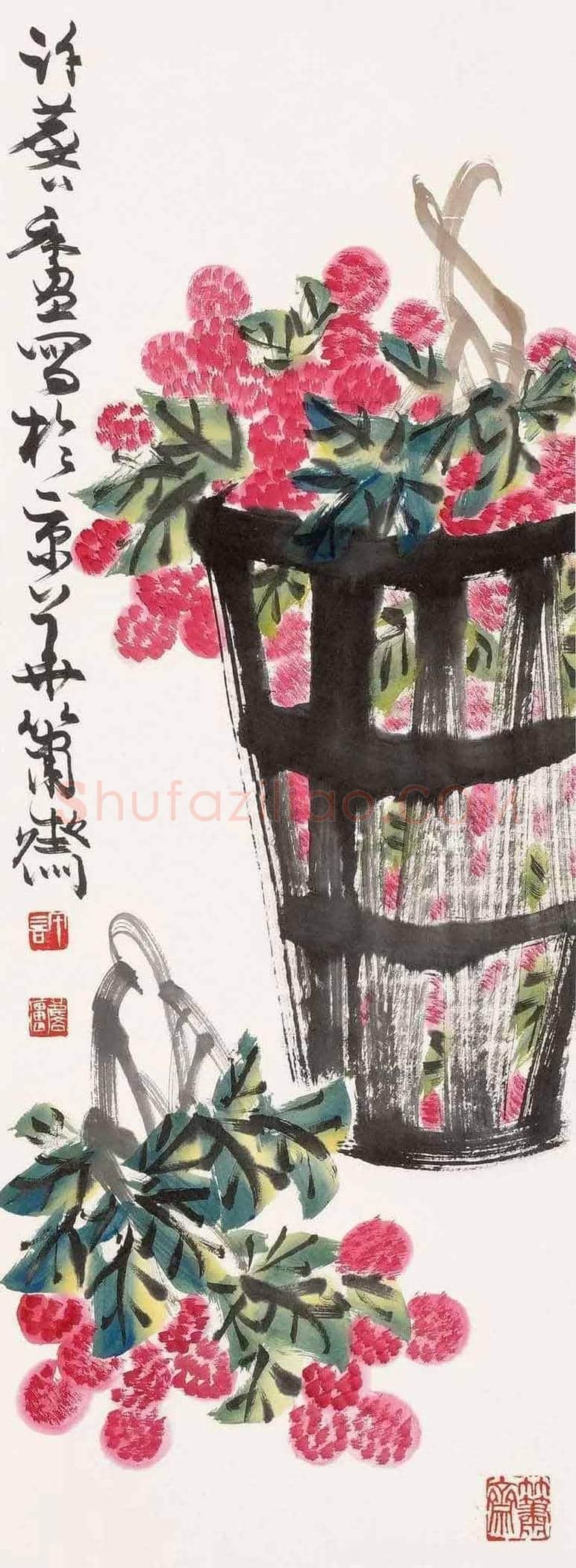 许麟庐写意花鸟作品欣赏 | 书画讲解