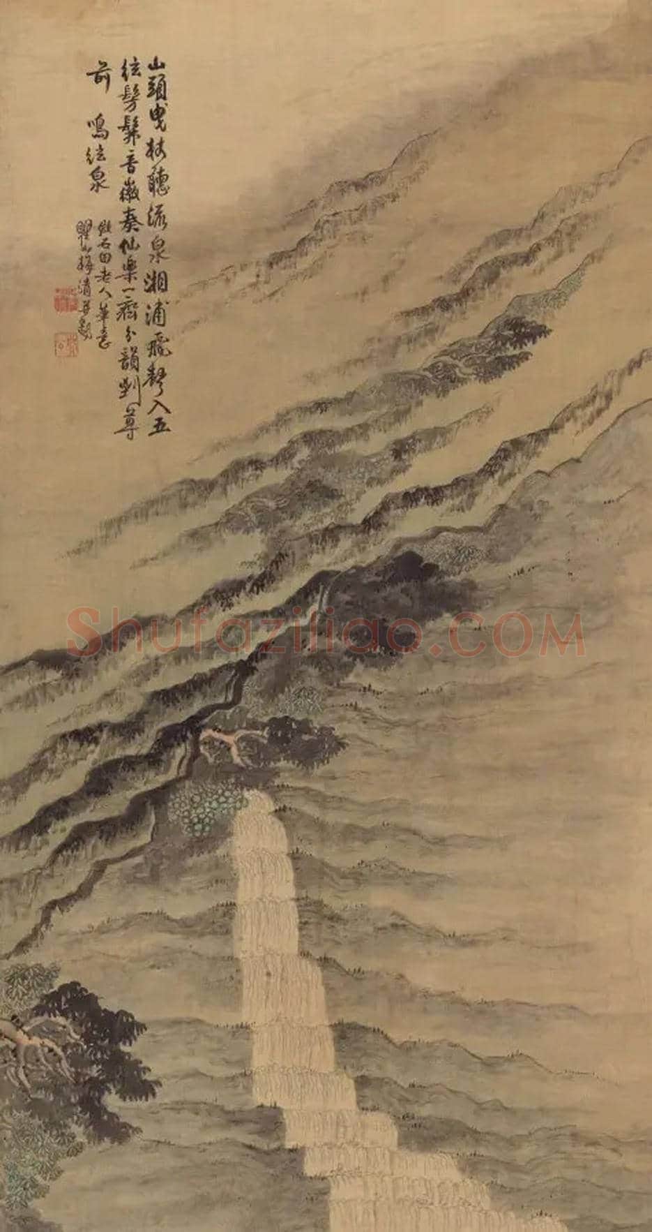 梅清《鸣泉图》欣赏 | 书画讲解