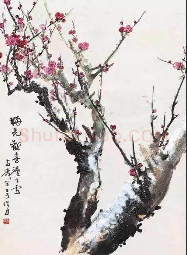 王雪涛梅花作品欣赏 | 灵性画梅 | 书画常识