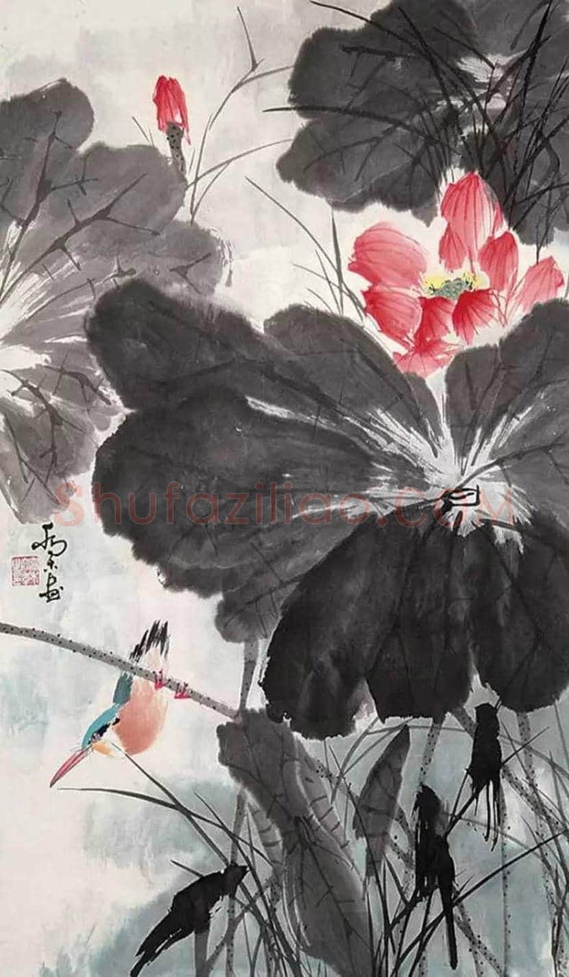 乔木花鸟作品欣赏 | 书画百科