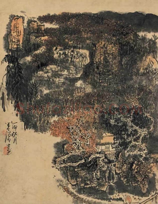 绘画奇人黄秋园作品欣赏(100幅) | 书画百科
