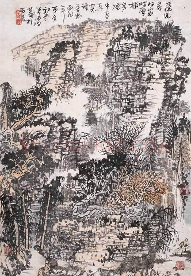 绘画奇人黄秋园作品欣赏(100幅) | 书画百科