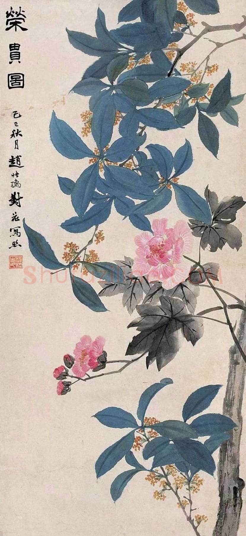 赵叔孺花鸟画欣赏 | 书画科普