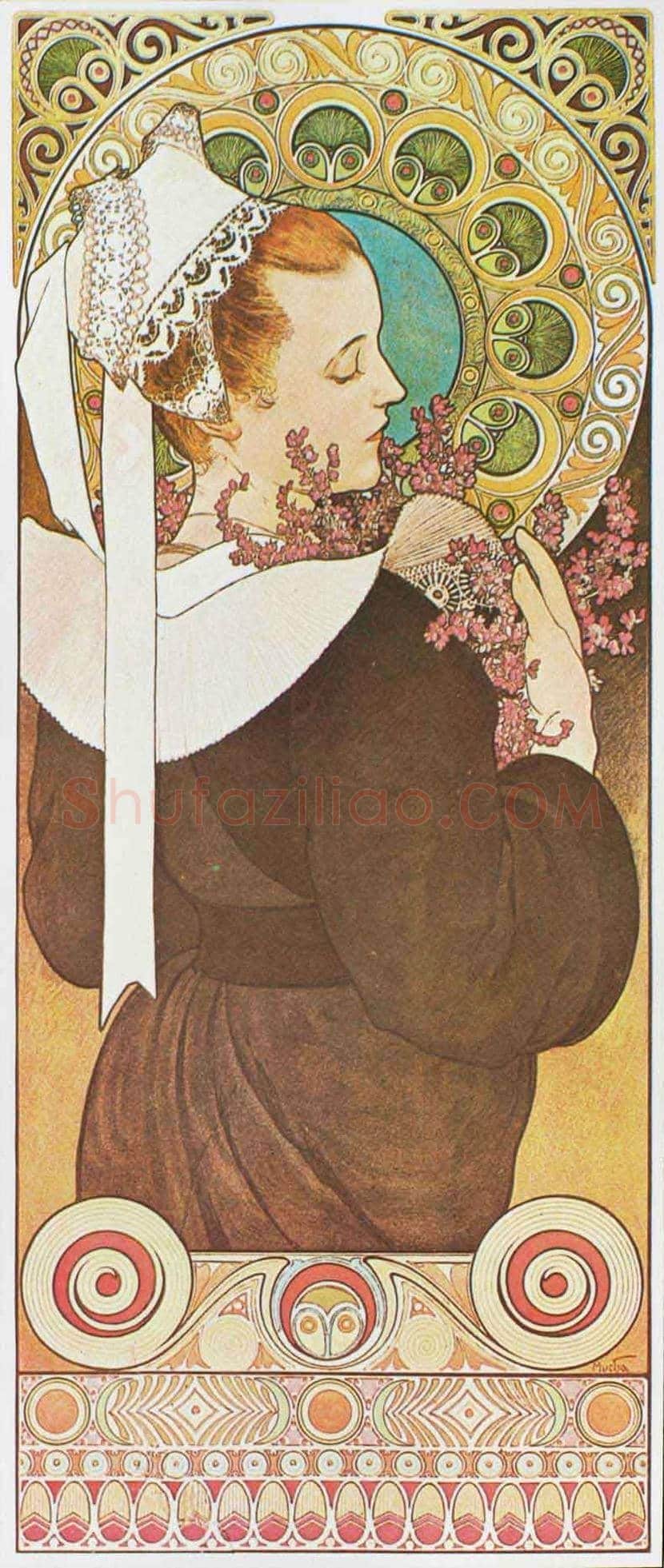 穆夏海报作品欣赏 | 书画资料