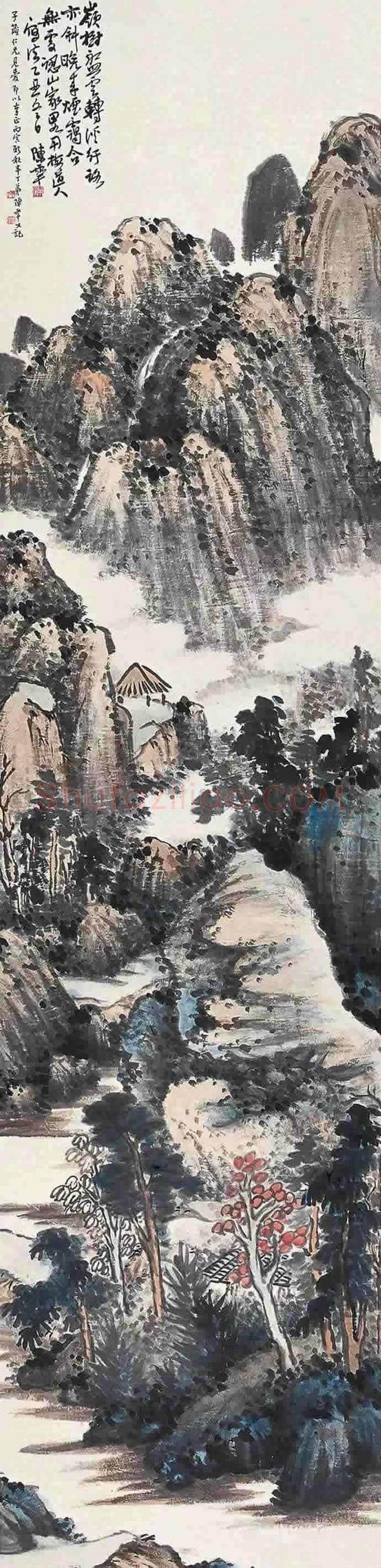 陈半丁山水画欣赏 | 书画知识