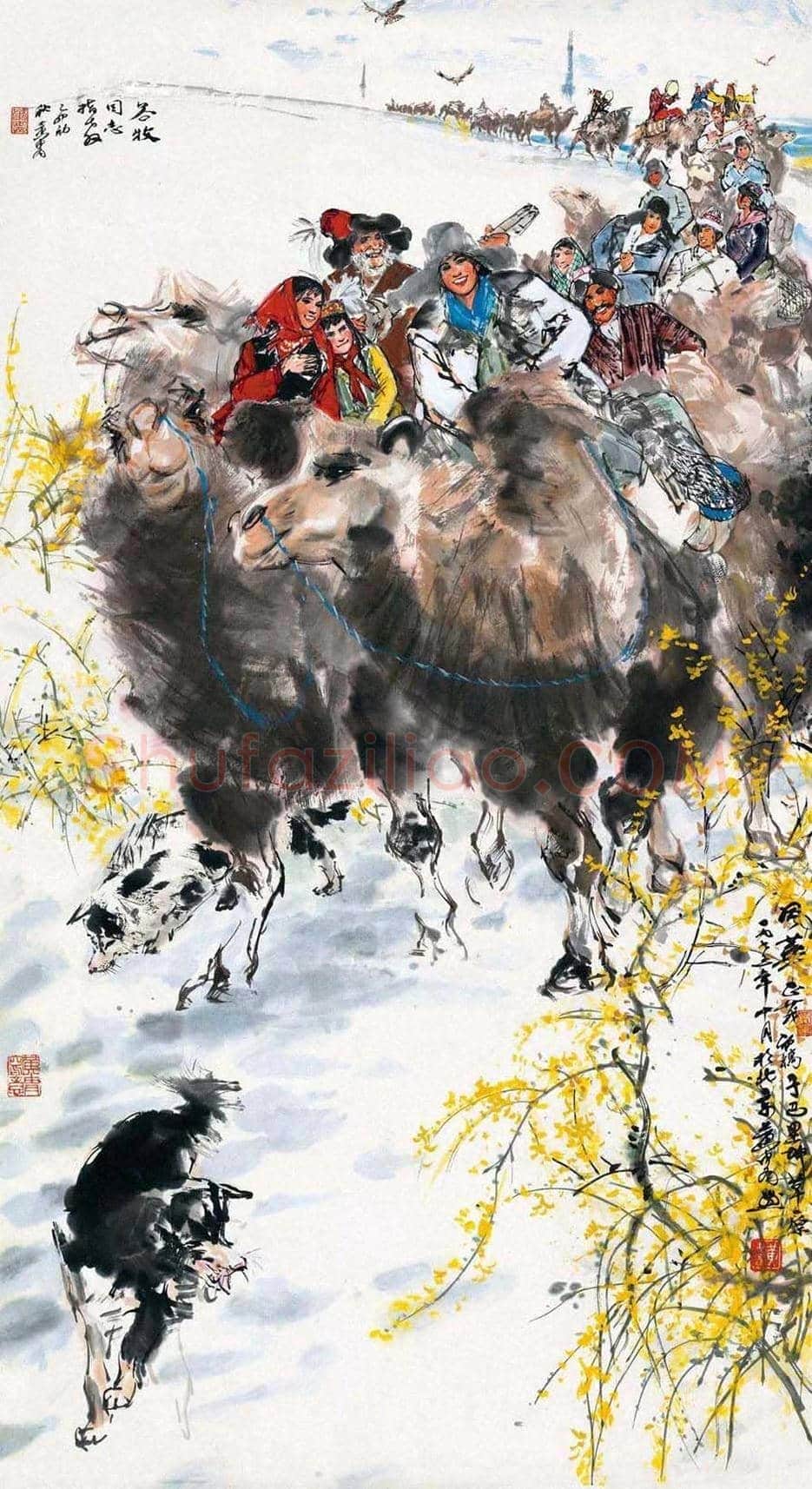 黄胄作品《风华正茂》欣赏 | 书画讲解