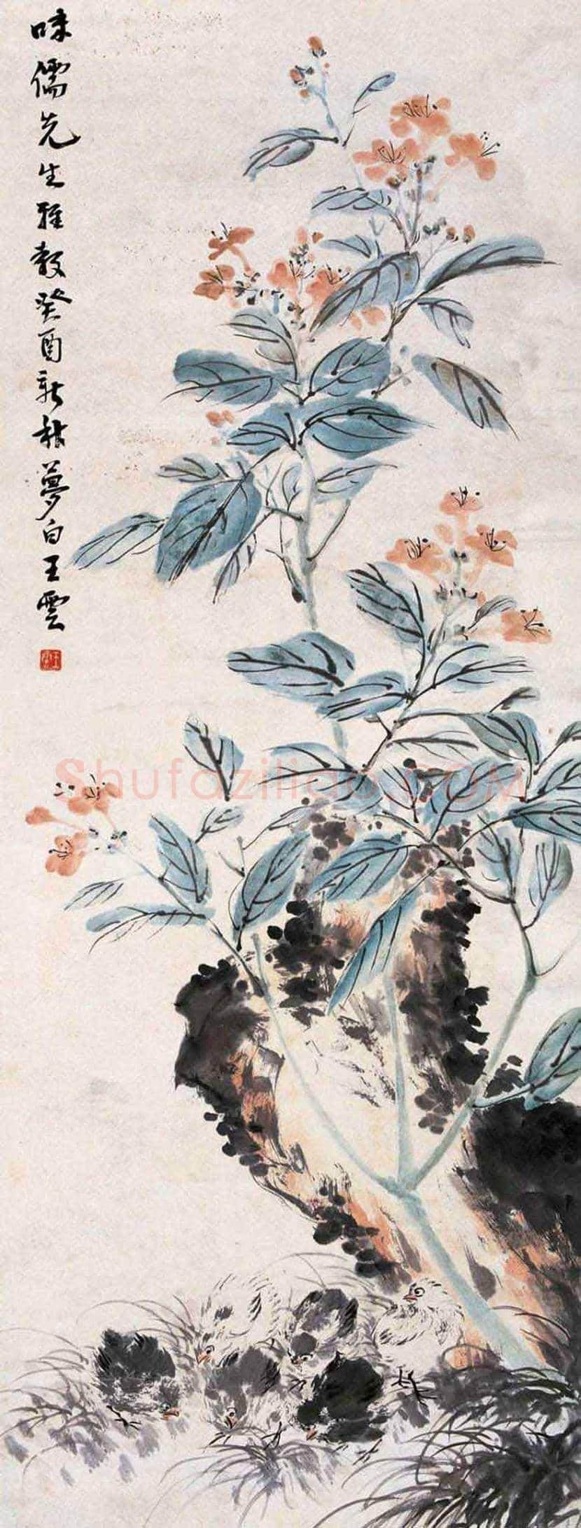 王梦白花鸟画作品欣赏 | 书画讲解