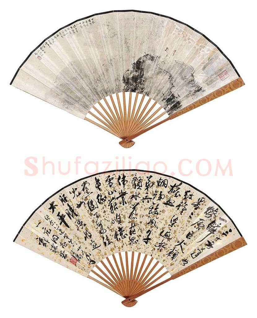 傅抱石扇面欣赏及拍卖 | 书画百科