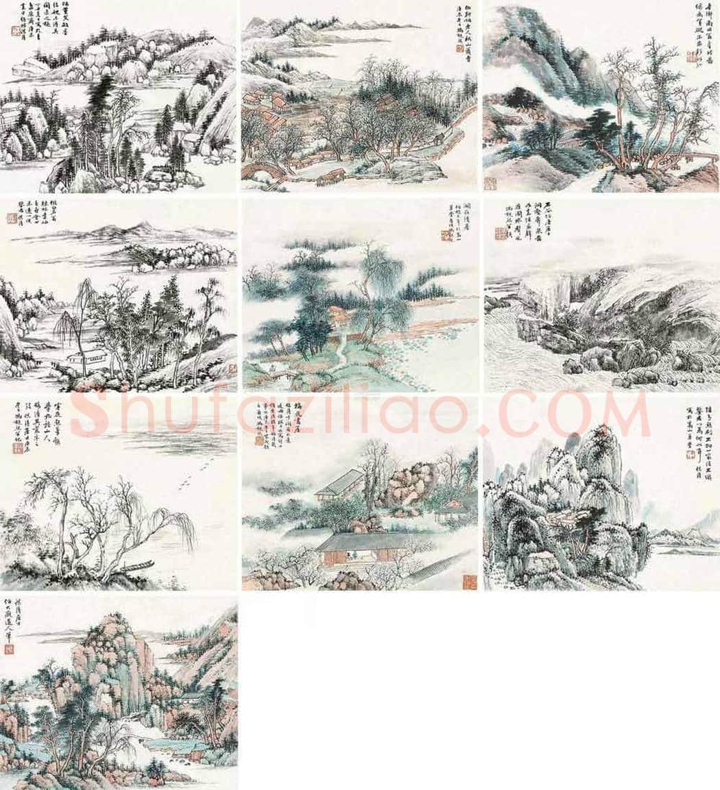 冯超然山水画拍卖价格及欣赏 | 书画学堂