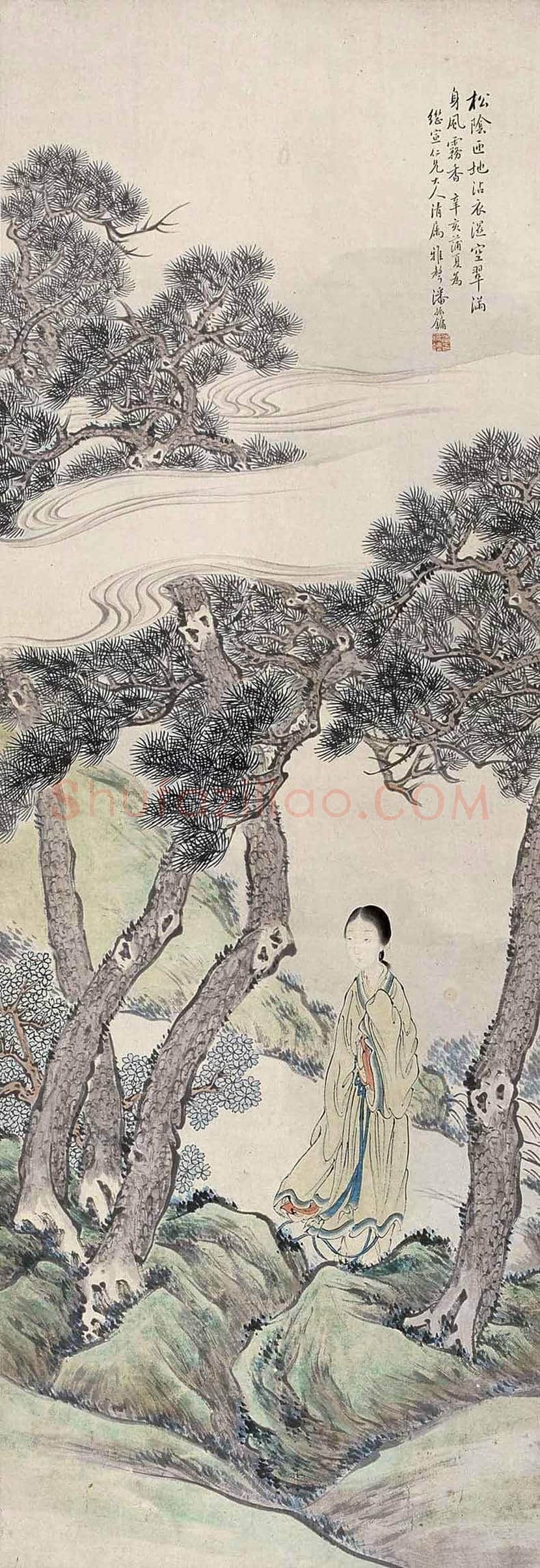 潘振镛人物画作品欣赏 | 书画知识