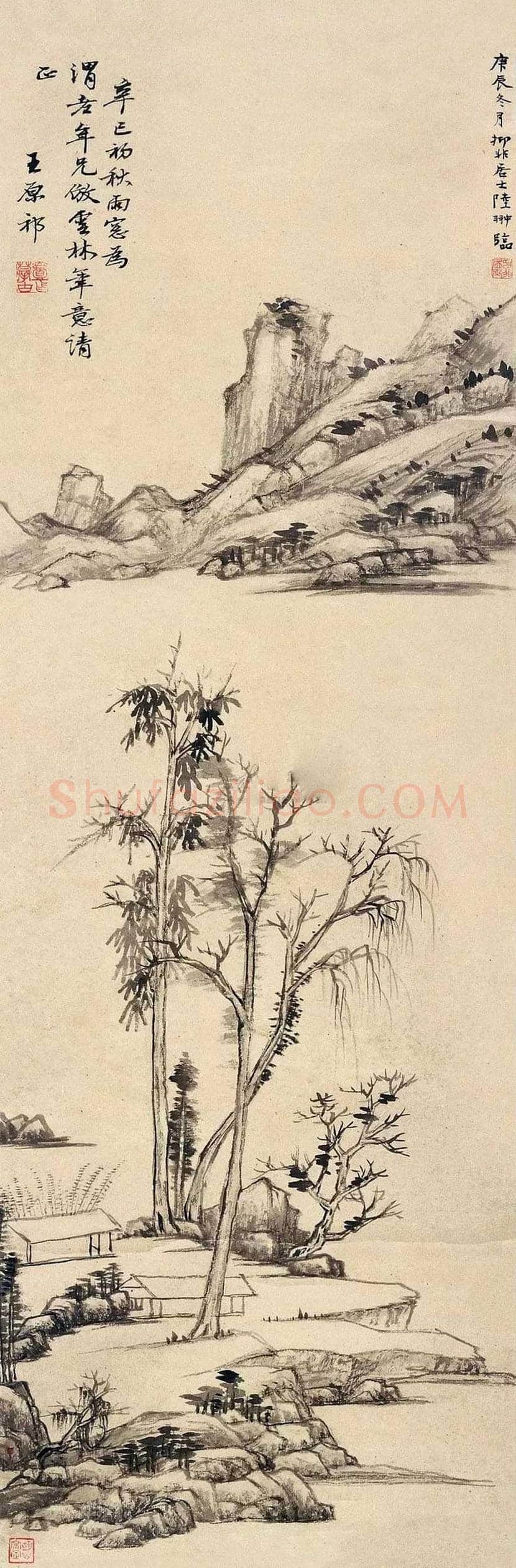 陆抑非山水画作品欣赏 | 书画资料